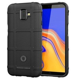 Чoхол до Samsung Galaxy J6+ Plus, Rugged Shield, чорний