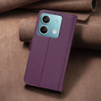 Откидной чехол для Xiaomi Redmi Note 13 5G, BINFEN Wallet, тёмно-фиолетовый