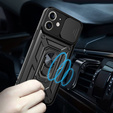 Чехол NOX Camera Slide iPhone 12 Mini, CamShield Slide, чёрный