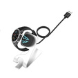 Алюминивое зарядное устройство USB для Garmin Fenix 7/7S/7X/6/6X/6S - Silver