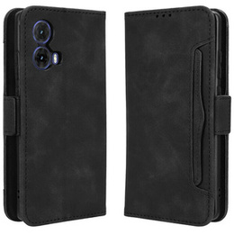 Откидной чехол для Motorola Moto G85, Card Slot, чёрный
