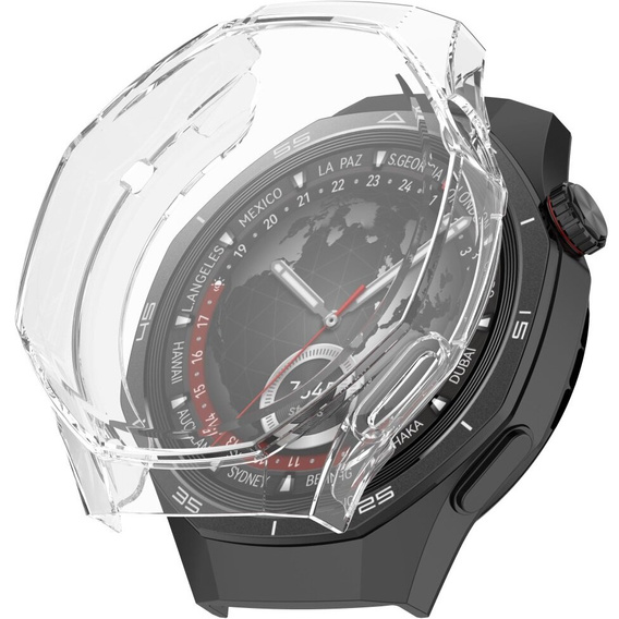 Чехол 2 в 1 с защитой экрана для Huawei Watch GT 5 Pro 46mm, прозрачный