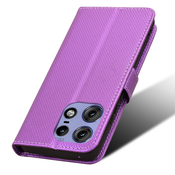 Откидной чехол для Motorola Edge 50 Pro, Wallet Smart Magnet, фиолетовый