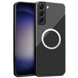 Чoхол до Samsung Galaxy S23 Plus, Magsafe Slim Carbon, чорний / сірий