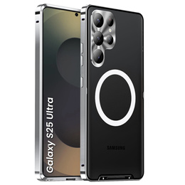 Захисний чохол для камери Samsung Galaxy S25 Ultra, CamShield MagSafe, сріблястий