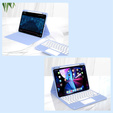 Чехол + клавиатура iPad Air 10.9 4 2020 / 5 2022, Touchpad, синий