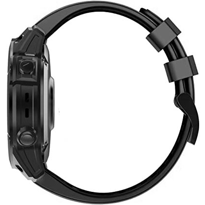 Силіконовий ремінець для Garmin Fenix 26mm, Black