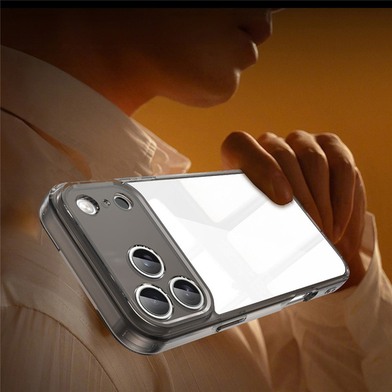 Силиконовый чехол с жесткой задней панелью для iPhone 17 Pro