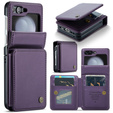 CASEME флип-кейс для Samsung Galaxy Z Flip5 5G, Litchi Wallet, фиолетовый