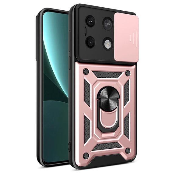 Чохол NOX Camera Slide Xiaomi Redmi Note 13 5G, CamShield Slide, рожевий