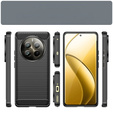 Чехол до Realme 12+ Plus 5G, Carbon, чёрный