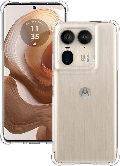 Чехол до Motorola Edge 50 Ultra, Dropproof, прозрачный