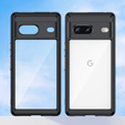 Чохол для Google Pixel 7 5G, Fusion Hybrid, із захистом камери, прозорий / чорний