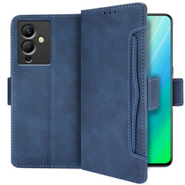 Футляр з клапаном для Infinix Note 12 5G, Card Slot, темно-синій