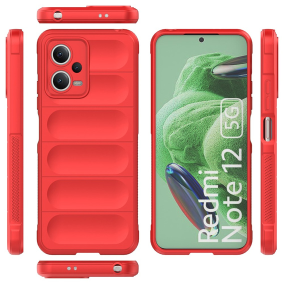 Чoхол до Xiaomi Redmi Note 12 5G / POCO X5 5G, Gaming Shockproof, червоний