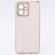 Чохол для Motorola Moto G54 5G, Glamour CamShield, рожевий rose gold