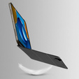 Чехол до iPad Pro 12.9 2022 / 2021, ESR Ascend Trifold, серый