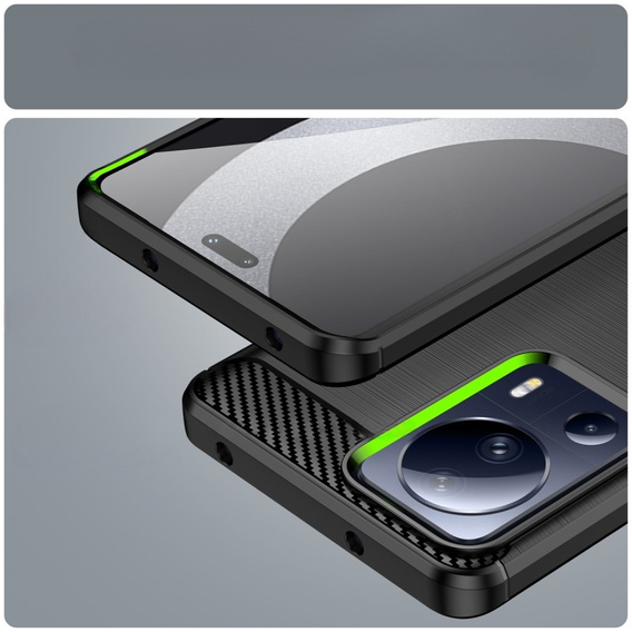Чoхол до Xiaomi 13 Lite, Carbon, чорний
