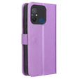 Откидной чехол для Xiaomi Redmi 12C, Wallet, Smart Magnet, фиолетовый