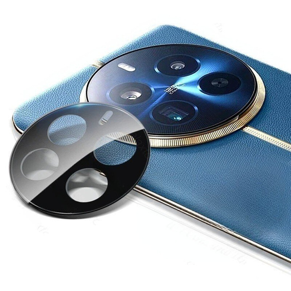 Загартоване скло камери для Realme 12 Pro 5G / 12 Pro+ 5G, чорний