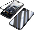 Чохол для iPhone 16E, Magnetic Dual Glass, чорний