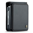 CASEME флип-кейс для Samsung Galaxy Z Flip5 5G, Litchi Wallet, чёрный