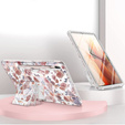 Чехол до Samsung Galaxy Tab S7 FE, Suritch Full Body Marble, розовый