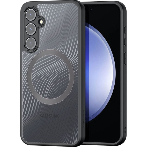 Чохол DuxDucis для Samsung Galaxy S23 FE, Aimo Case, для MagSafe, прозорий / чорний
