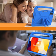 Детский чехол для Xiaomi Redmi Pad SE 11", детский чехол с ручкой, синий