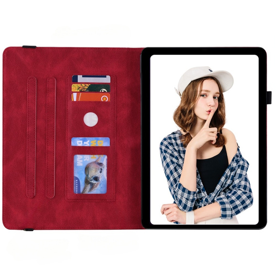 Чехол для Lenovo Tab M9, Butterfly, красный