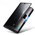 Чохол-обкладинка CASEME для Samsung Galaxy Note 10 Plus, Waxy Textured, чорний