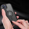 Чехол для iPhone 15 Plus, ERBORD Impact Guard, MagSafe, чёрный