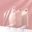 Чехол для iPad 10.9" 2022 (10 gen.), Smartcase Hybrid, с местом для стилуса, Marble розовый