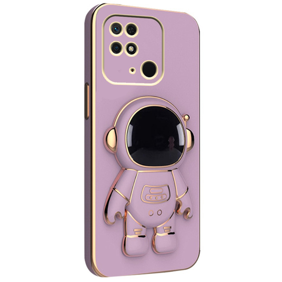Чехол до Xiaomi Redmi 10C, Astronaut, фиолетовый