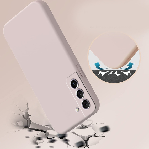 Чехол до Samsung Galaxy S21 FE, Silicone Lite, розовый