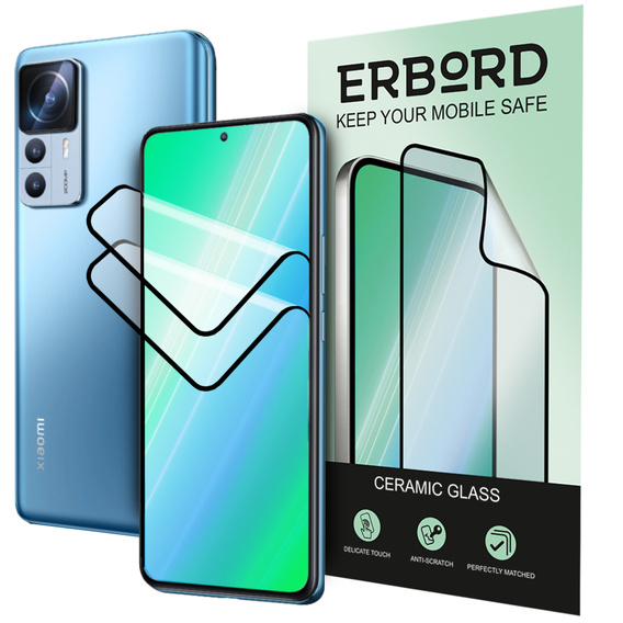 2x Керамічне гібридне скло ERBORD для Xiaomi 12/12X