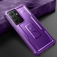 Броньований чохол для Samsung Galaxy S21 Ultra, Dexnor Full Body, фіолетовий