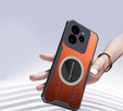 Чехол для Realme GT 7 Pro, с магнитной пластиной, прозрачный / черный