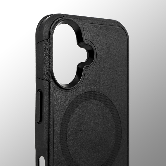 Чехол до iPhone 16 Plus, MagForce MagSafe, чёрный