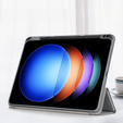 Чехол для Xiaomi Pad 6S Pro 12.4, Smartcase Hybrid, с местом для стилуса, серый