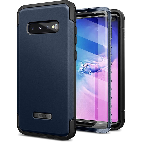 Чехол до Samsung Galaxy S10+ Plus, Suritch Basic, темно-синий