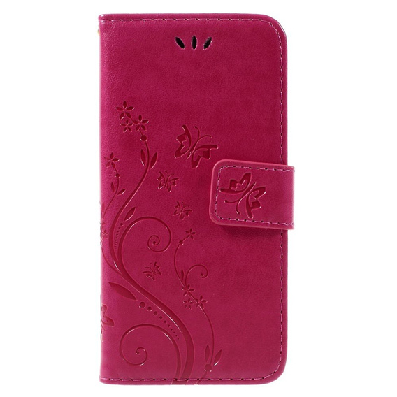 Откидной чехол для iPhone 7/8/SE 2020/SE 2022, Butterfly, розовый