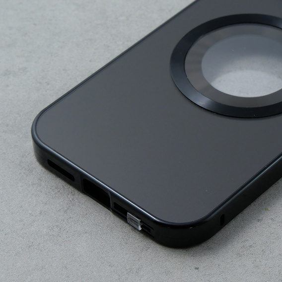 Чехол для iPhone 14, Dual Glass, для Magsafe, чёрный