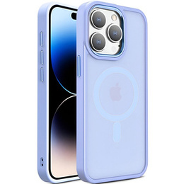 Чохол для iPhone 15, MagColor для MagSafe, світло-фіолетовий