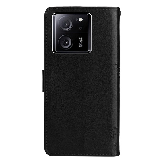 Чохол-накладка для Xiaomi 13T / 13T Pro, дерево, чорний