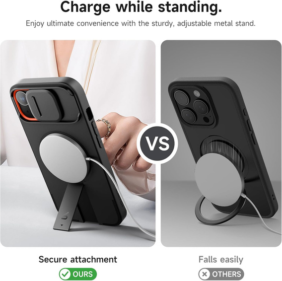 Чехол для iPhone 13/14 Suritch Shockproof, Suritch Shockproof, для MagSafe, розовый
