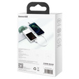 BASEUS Wisdom Kaбель Lightning 1.5M/2.4A (2 sztuki) - White
