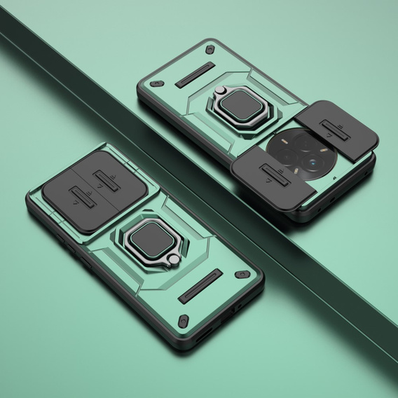 Чохол NOX Camera Slide Realme 14 Pro 5G, CamShield Slide, зелений