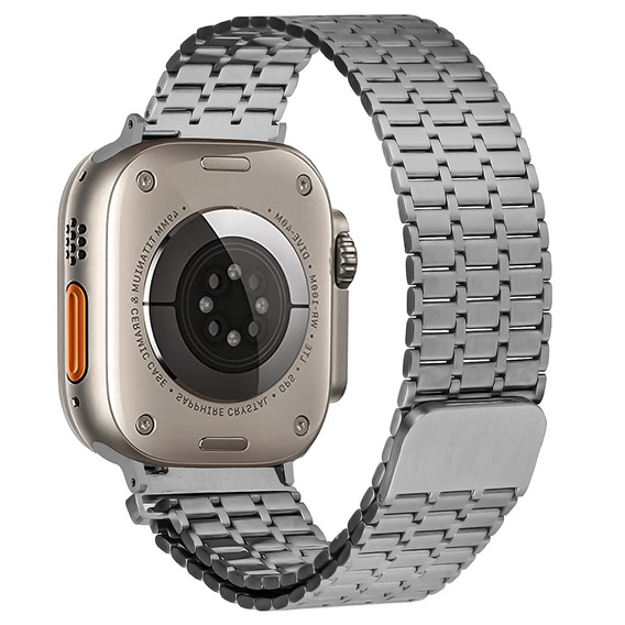 Стальной браслет для Apple Watch 1/2/3/4/5/6/7/8/SE/ULTRA 42/44/45/49 MM - серый