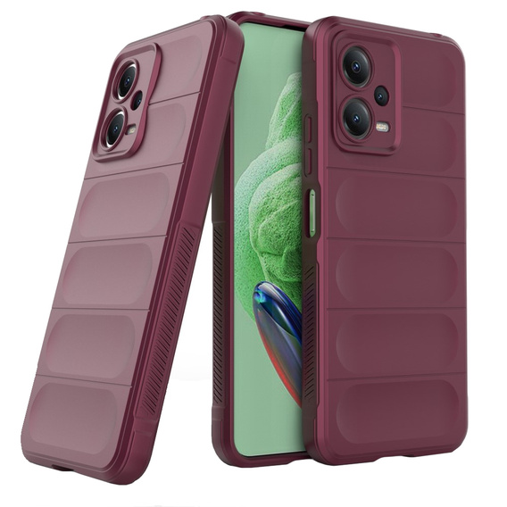 Чoхол до Xiaomi Redmi Note 12 5G / POCO X5 5G, Gaming Shockproof, бордовий